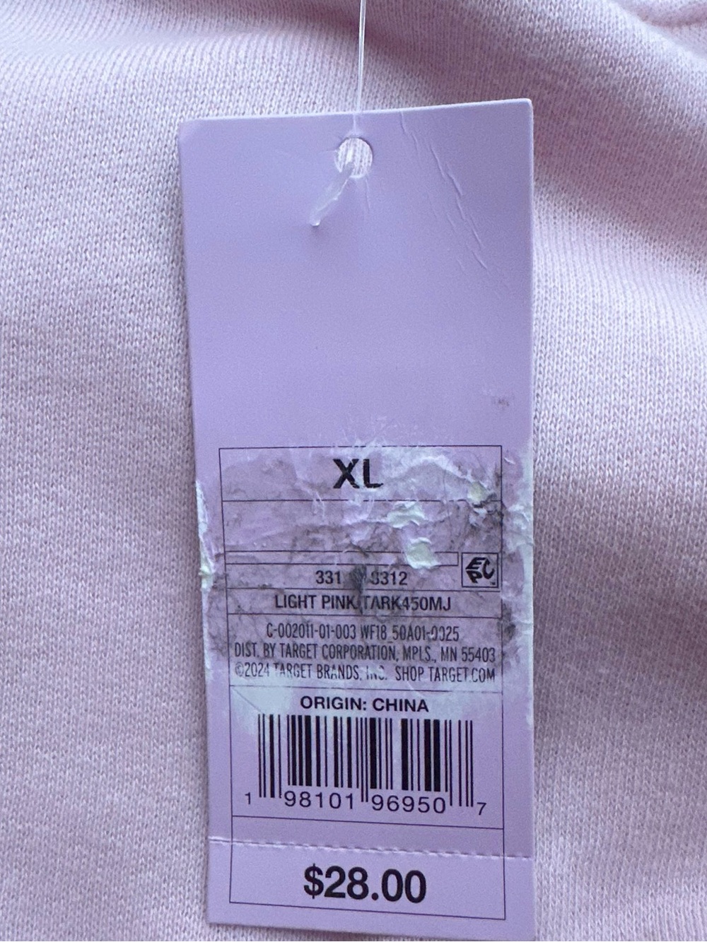 Wild Fable Le Montblanc Pink Sweatshirt XL Ski Mountain Chamonix Mont Blanc NWT - Picture 13 of 13